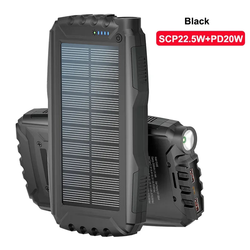 Solar Power Bank Charger | 42800mAh Solar Phone Charger