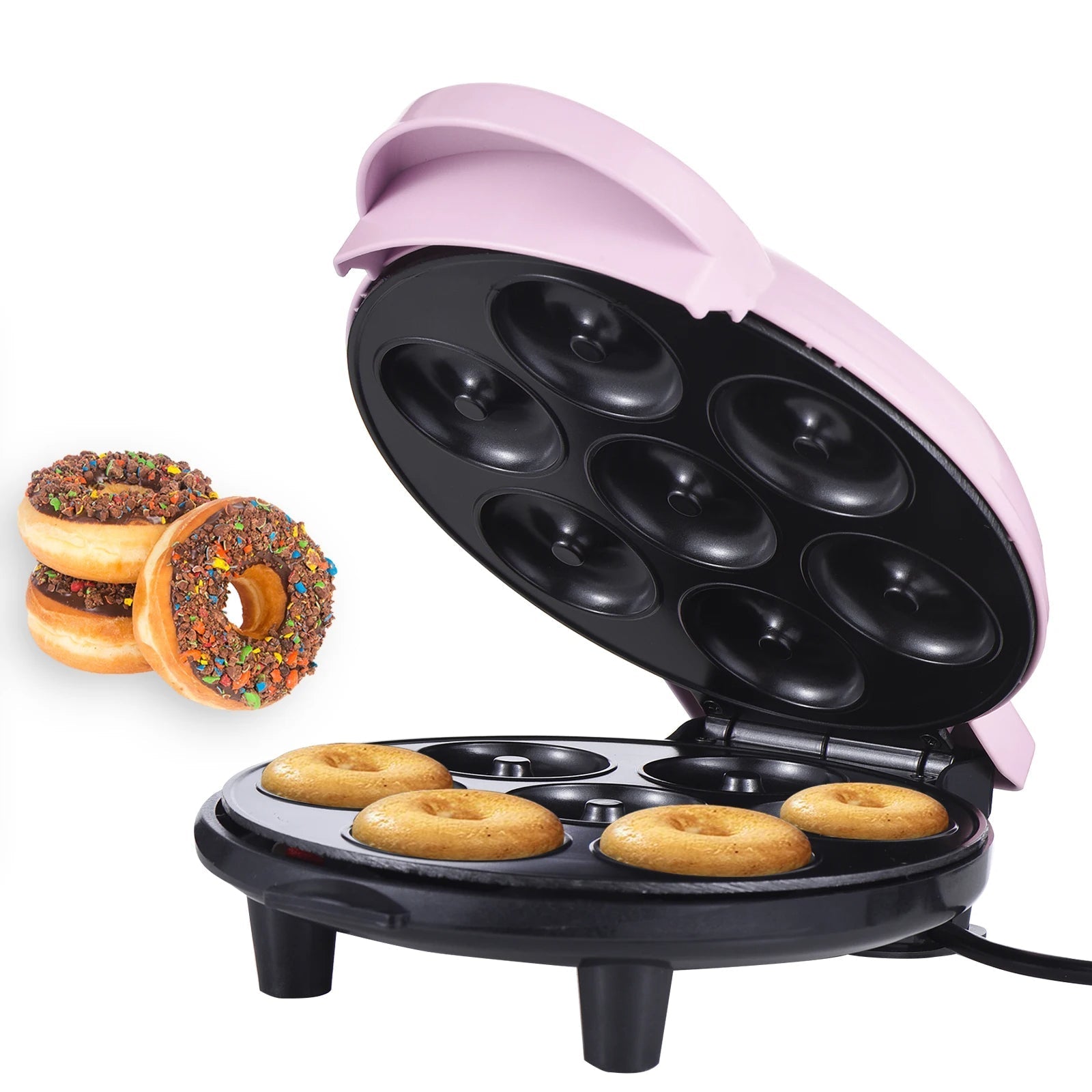 Electric Small Donut Making Machine | Double-Sided Heating Non-Stick Coating