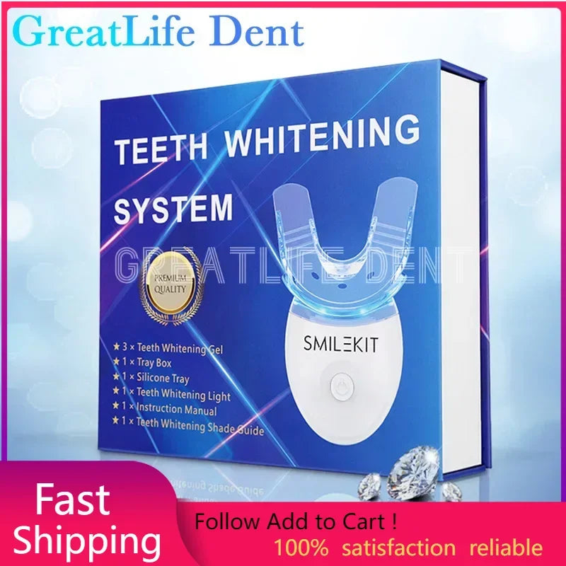 Teeth Whitening Kit | Blue Light Teeth Whitening Set