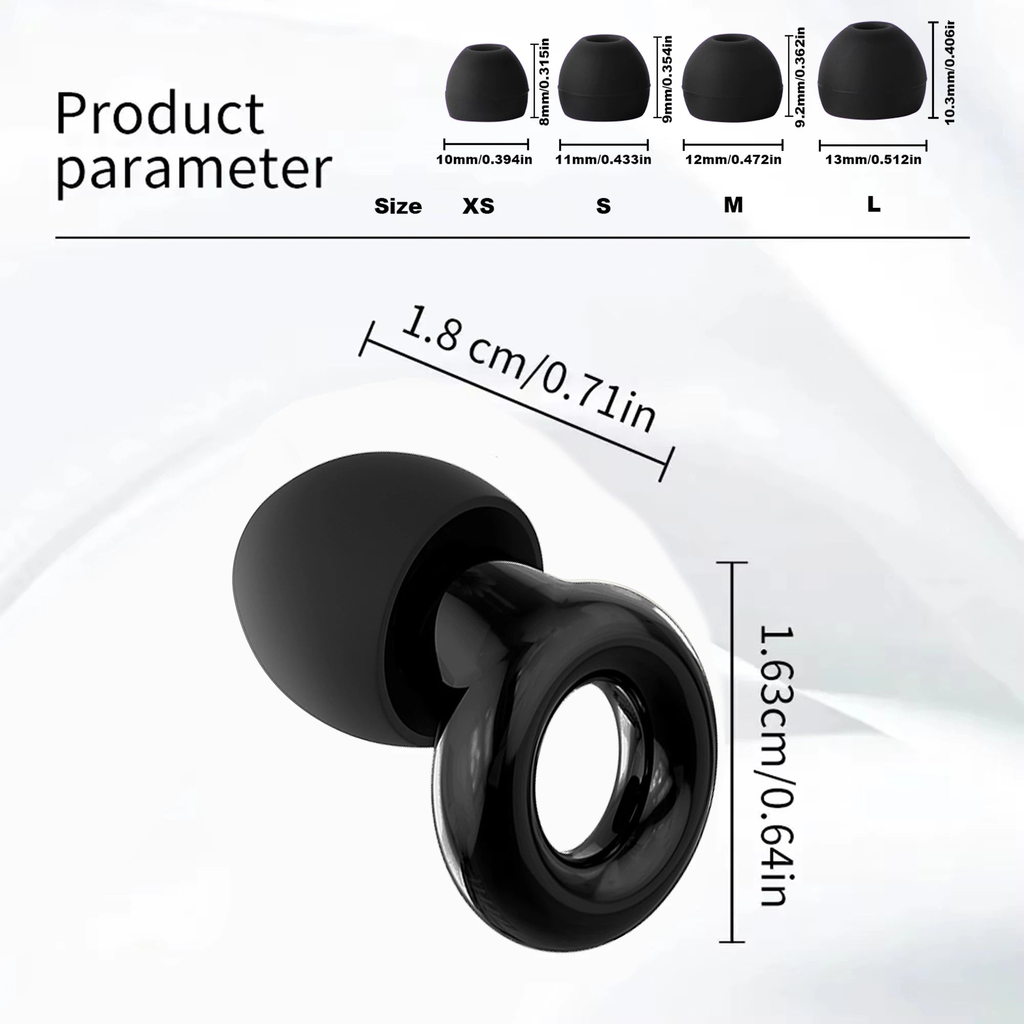 Quiet Ear Plugs for Noise Reduction for Sleeping Silicone Ear Plugs for Swimming Motorbike Noise Filtering Ear Plugs