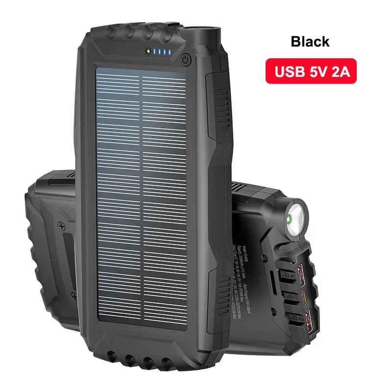 Solar Power Bank Charger | 42800mAh Solar Phone Charger