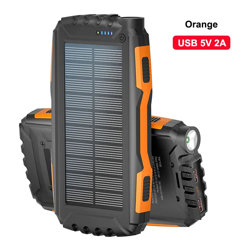 Solar Power Bank Charger | 42800mAh Solar Phone Charger