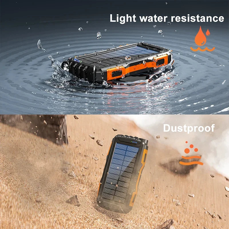 Solar Power Bank Charger | 42800mAh Solar Phone Charger