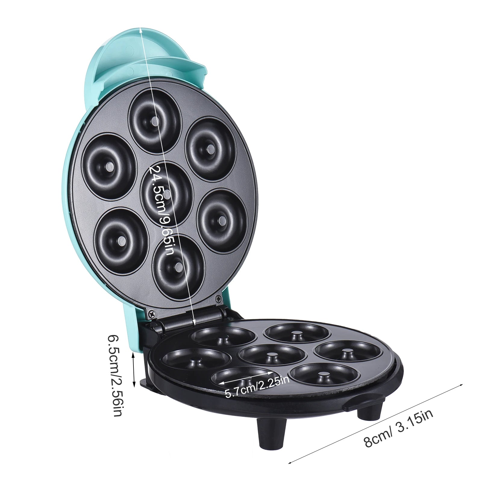 Electric Small Donut Making Machine | Double-Sided Heating Non-Stick Coating